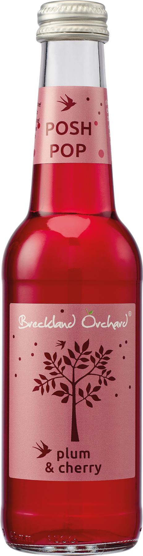 BRECKLAND ORCHARD Posh Pop - Plum & Cherry 275ml - 1 Case