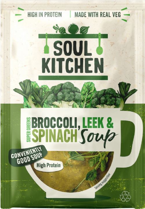 SOUL KITCHEN Super Greens Broccoli, Leek & Spinach Soup Mix 20g