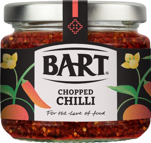 Bart Chopped Chilli in White Wine Vinegar Jar 180g