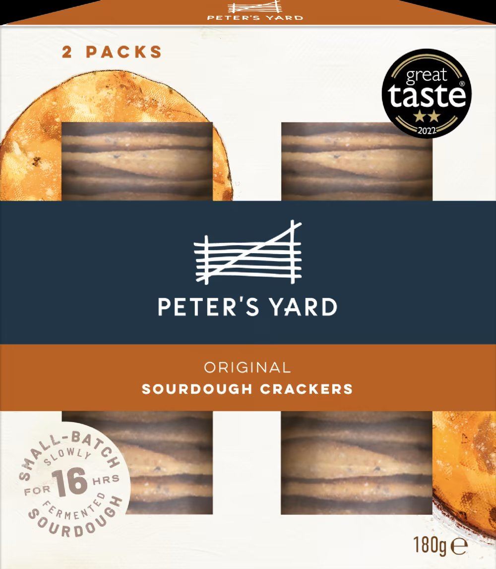 PETER'S YARD Original Sourdough Crackers 180g