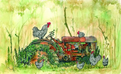 SUE PODBERY 'Rusty' Fordson Major E27N Card