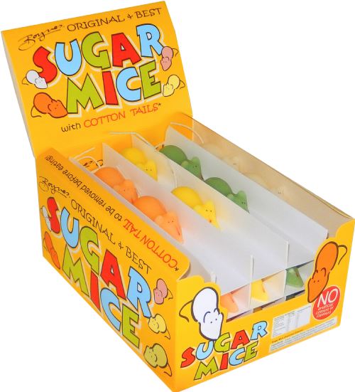 BOYNES Sugar Mice - Assorted Colours 20g