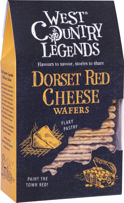 West Country Legends Cheese Wafers 80g (Dorset Red)
