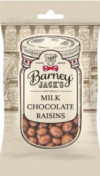 BARNEY JACK'S Milk Chocolate Raisins 100g