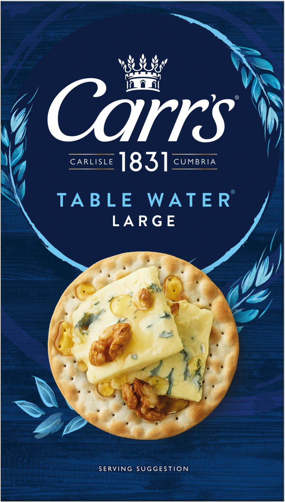 CARR'S Table Water Biscuits - Large 200g - 1 Case