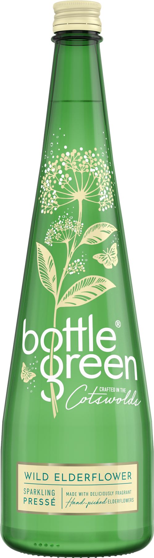 BOTTLEGREEN Wild Elderflower Sparkling Presse 750ml - 1 Case