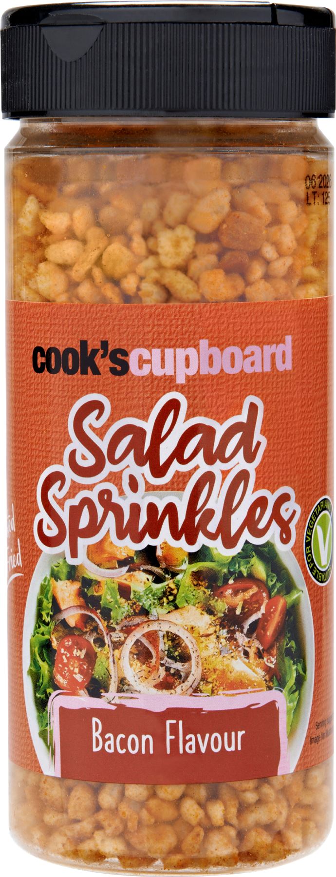 COOK'S CUPBOARD Salad Sprinkles - Bacon Flavour 150g - 1 Case