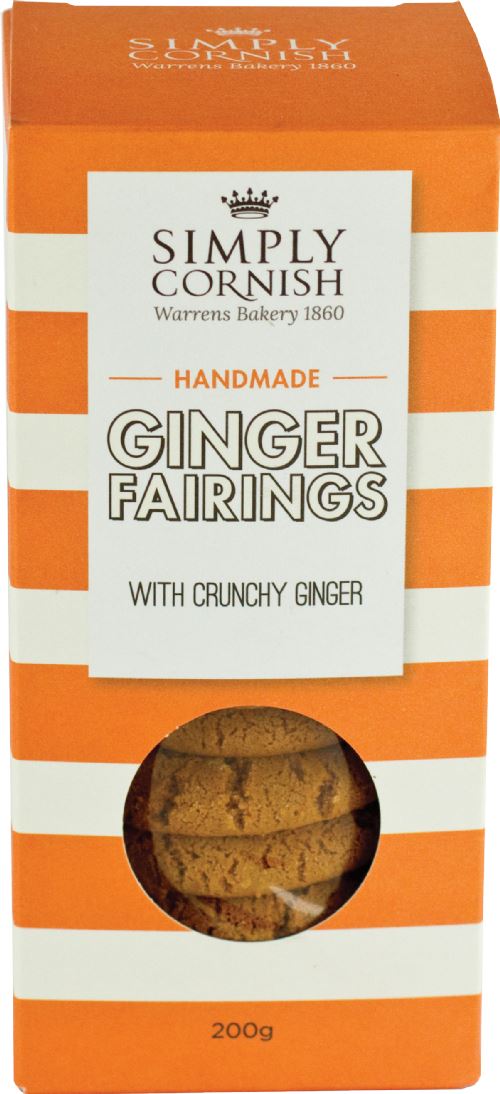 SIMPLY CORNISH Ginger Fairings 200g