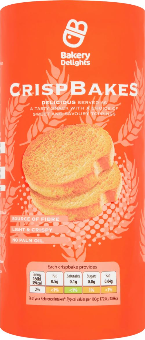 BAKERY DELIGHTS Crisp Bakes 125g