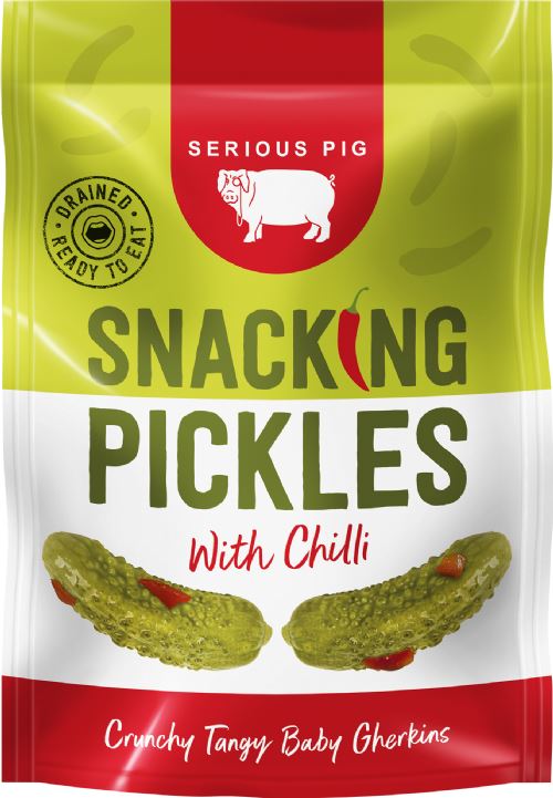 SERIOUS PIG Snacking Pickles with Chilli 40g