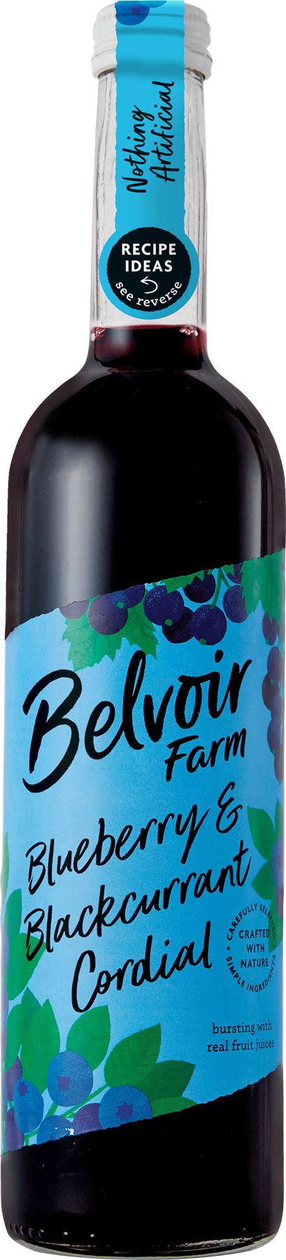 BELVOIR Blueberry & Blackcurrant Cordial 500ml - 1 Case