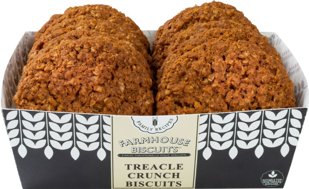 FARMHOUSE BISCUITS Treacle Crunch Biscuits 200g - 1 Case