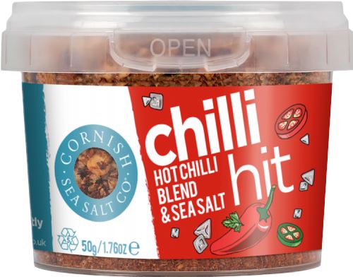 CORNISH SEA SALT CO. Chilli Hit - Santa Cruz Chilli & Sea Salt 50g
