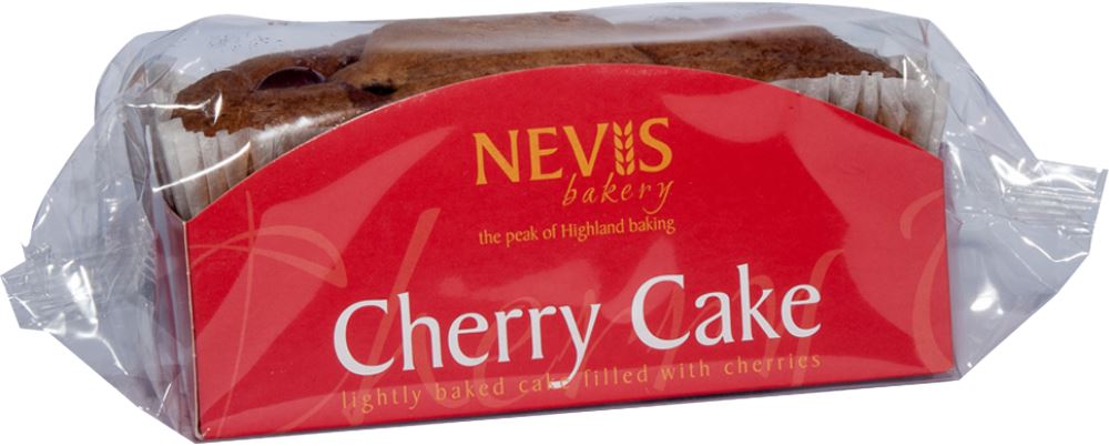 NEVIS BAKERY Cherry Cake 360g - 1 Case