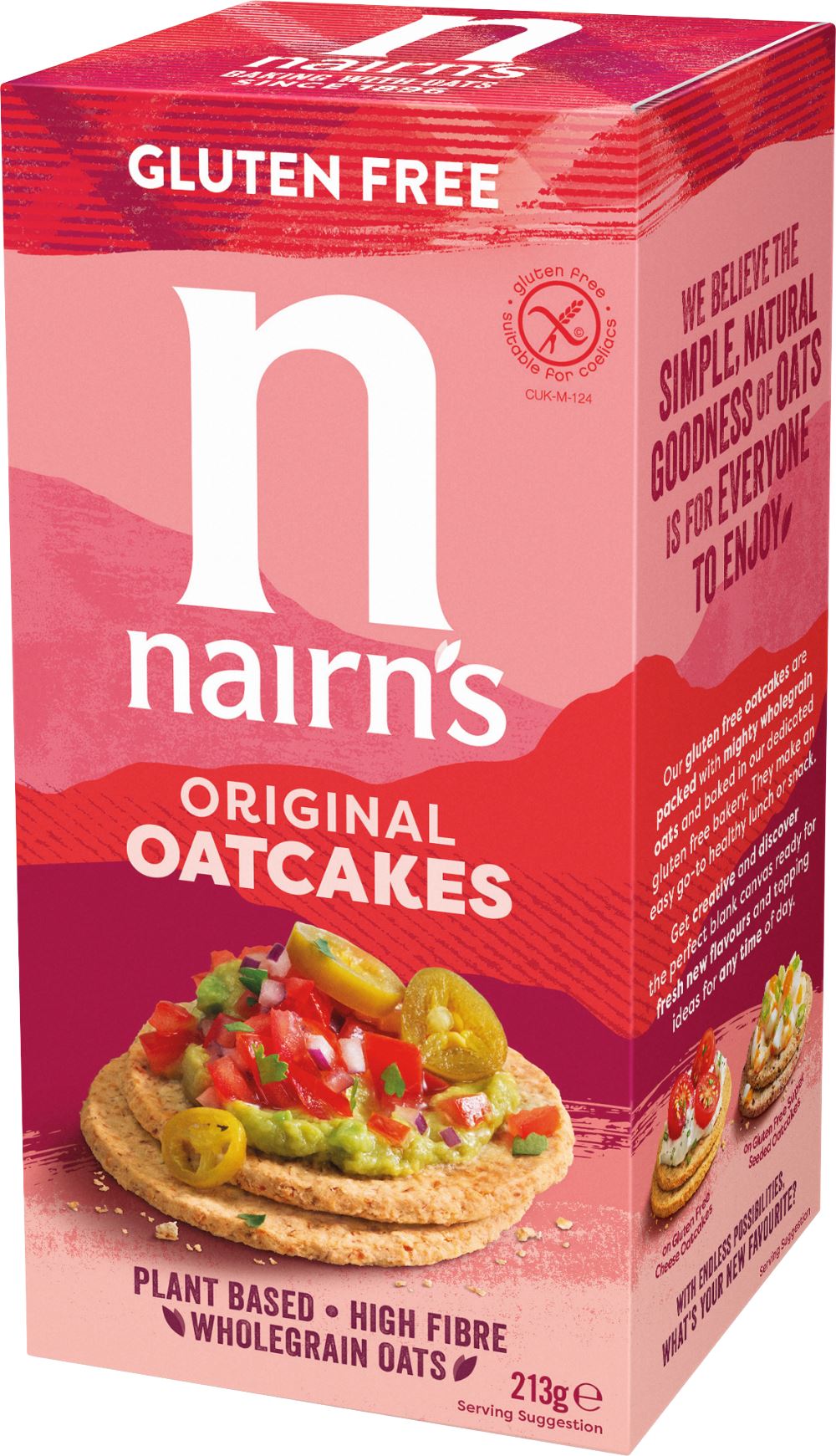 Nairn's Gluten Free Original Oatcakes 213g
