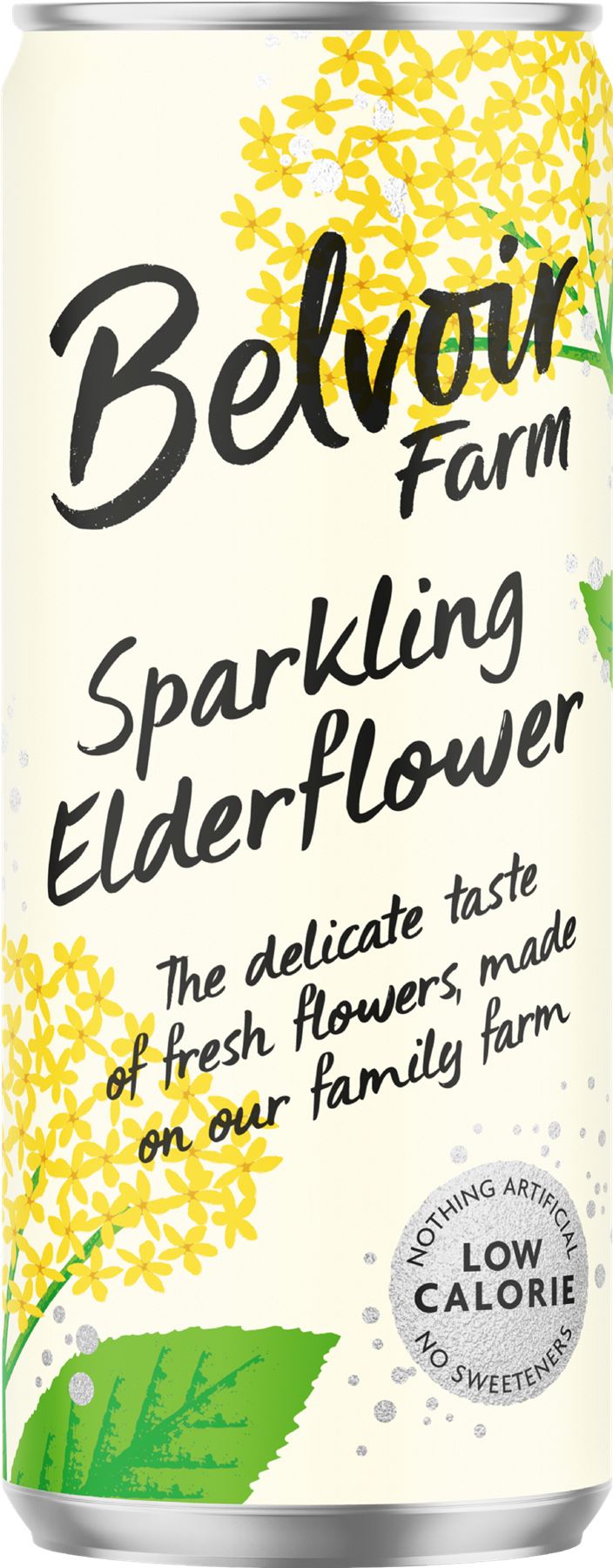 BELVOIR Sparkling Elderflower - Can 330ml - 1 Case