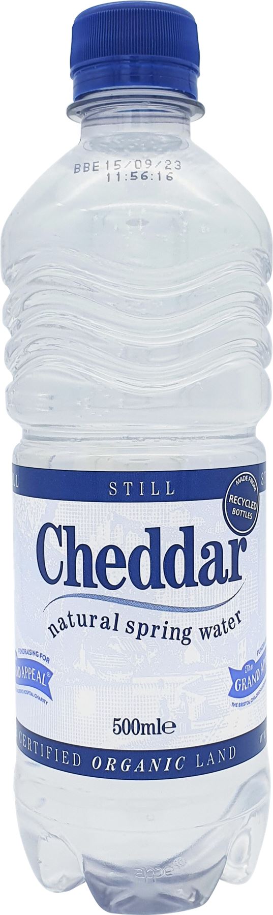 CHEDDAR Natural Spring Water - Still PET 500ml - 1 Case
