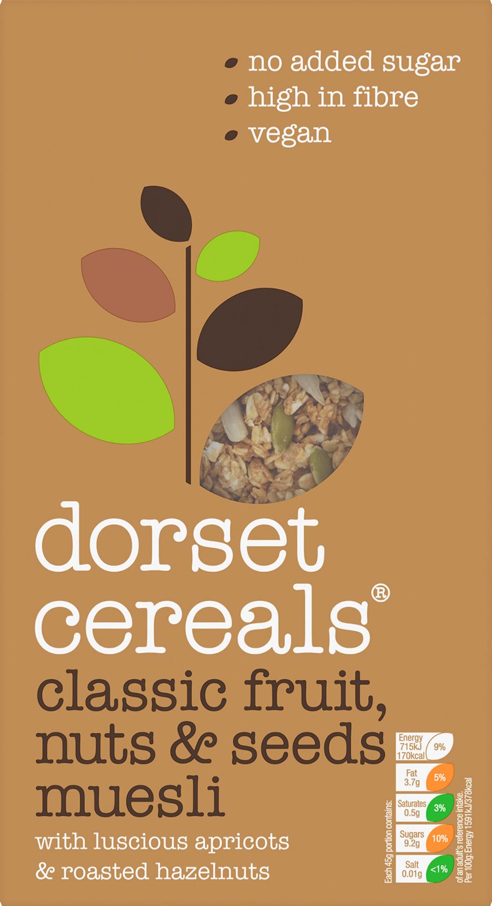 DORSET CEREALS Classic Fruit, Nuts & Seeds Muesli 600g - 1 Case