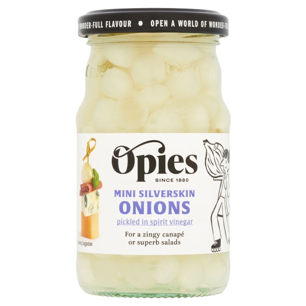 OPIES Mini Silverskin Onions 227g - 1 Case