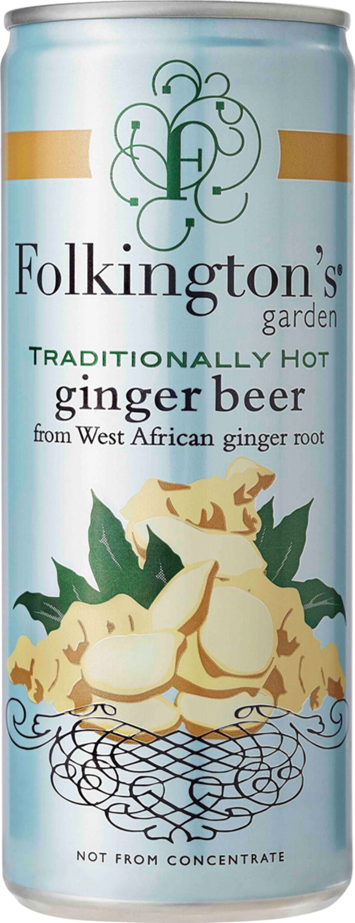 FOLKINGTON'S Garden - Traditionally Hot Ginger Beer 250ml - 1 Case