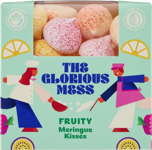 THE GLORIOUS MESS Fruity Meringue Kisses 100g