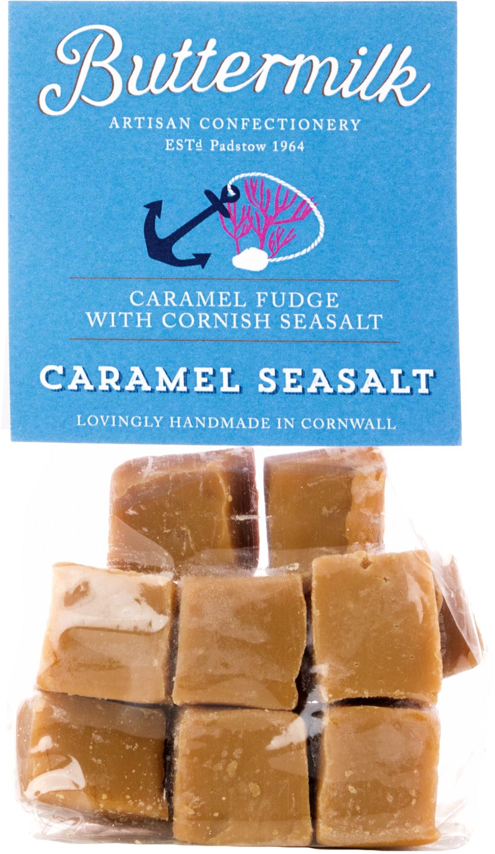 BUTTERMILK Caramel Seasalt Fudge 175g - 1 Case