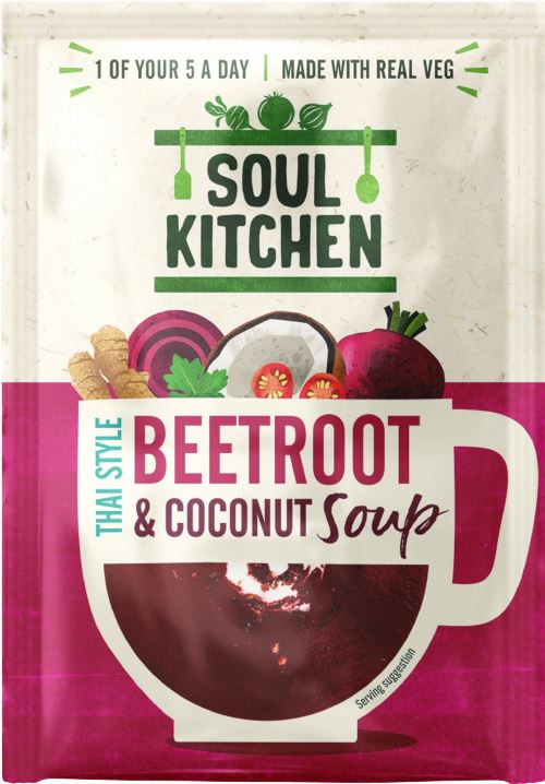 SOUL KITCHEN Thai Style Beetroot & Coconut Soup Mix 25g