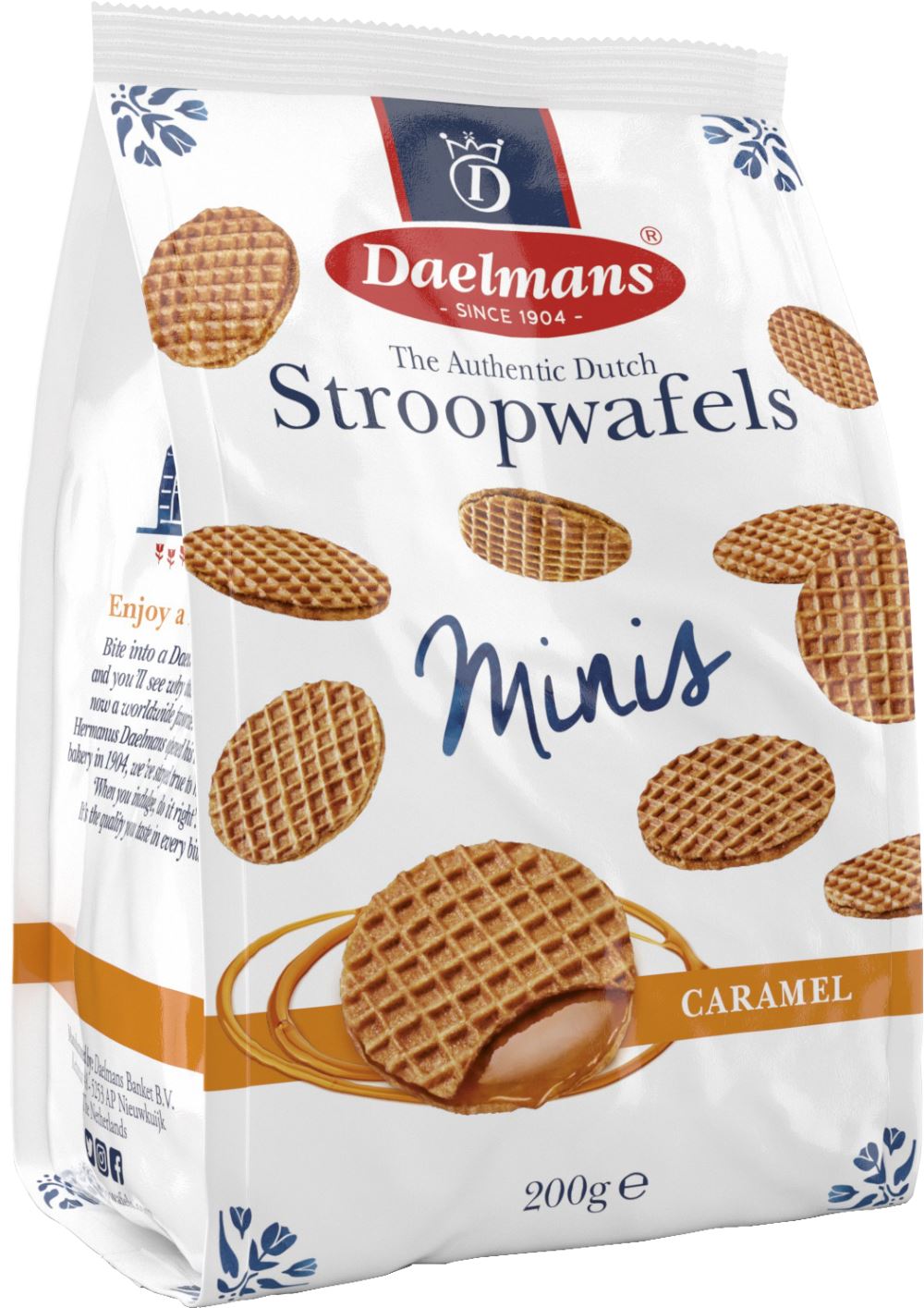 DAELMANS Stroopwafels Minis - Caramel 200g - 1 Case