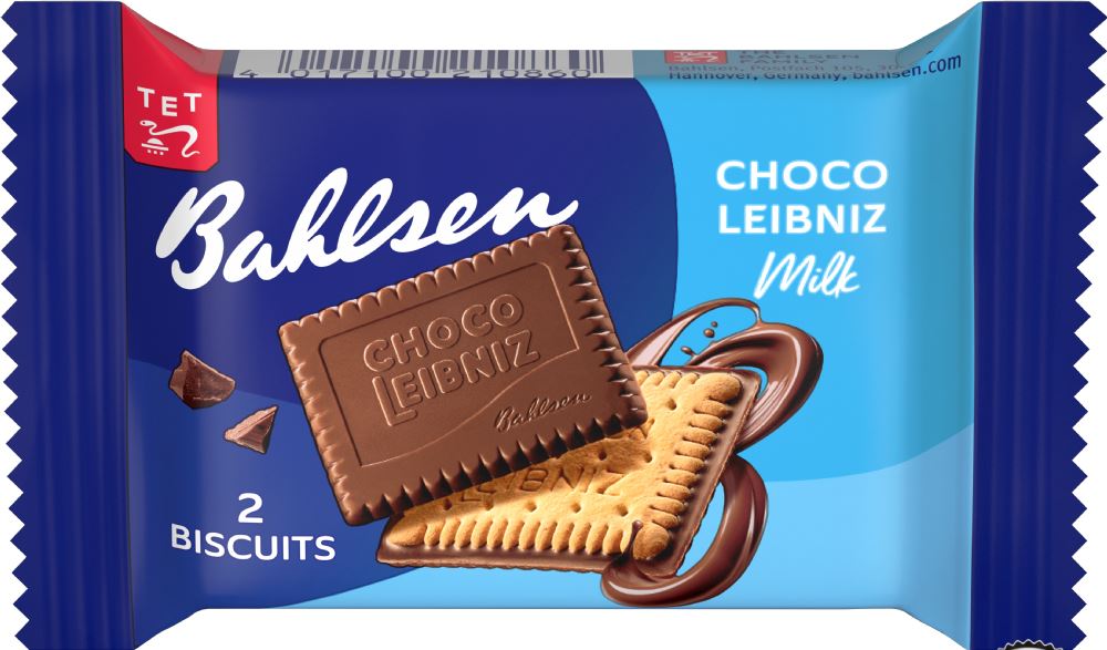 BAHLSEN Choco Leibniz Milk - 2 Pack 27.5g - 1 Case