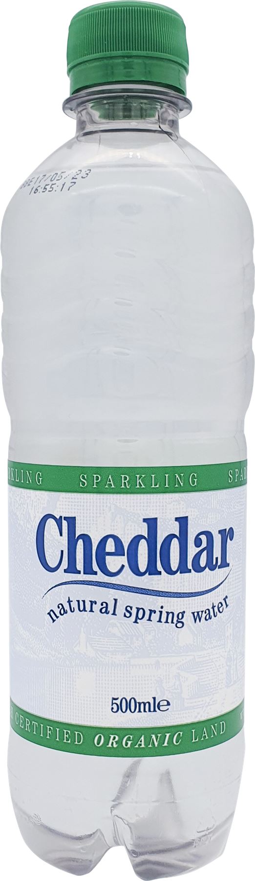 CHEDDAR Natural Spring Water - Sparkling PET 500ml - 1 Case
