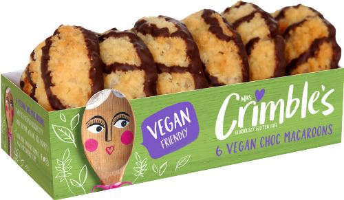 Mrs Crimble's GF - VEGAN Chocolate Macaroons (12x195g)