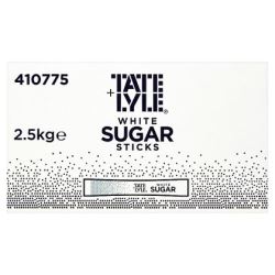 Tate & Lyle White Sugar Sticks (Case of 1)