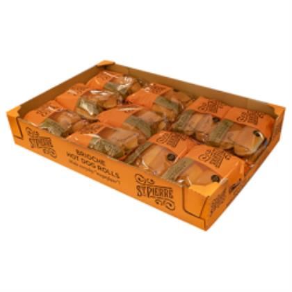 St Pierre 4 Brioche Hot Dog Rolls (Case of 4)