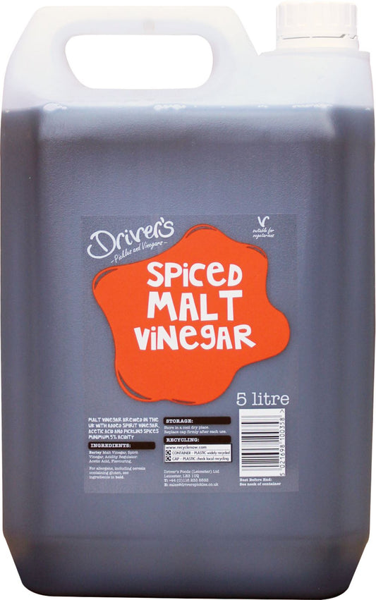DRIVERS Spiced Malt Vinegar 5L - 1 Case