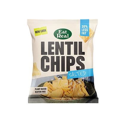 Eat Real Salted Lentil Chips (Case of 24)
