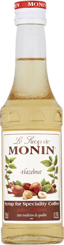 MONIN Hazelnut Syrup for Speciality Coffee 25cl (Case of 6)
