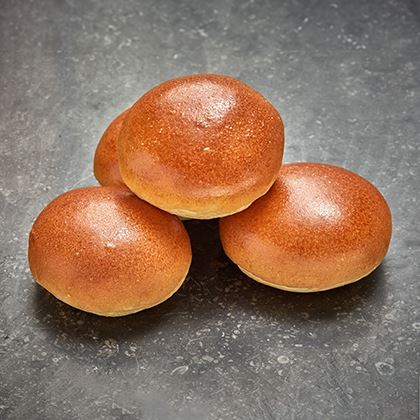 Brioche Plain Slider Bun (Case of 75)