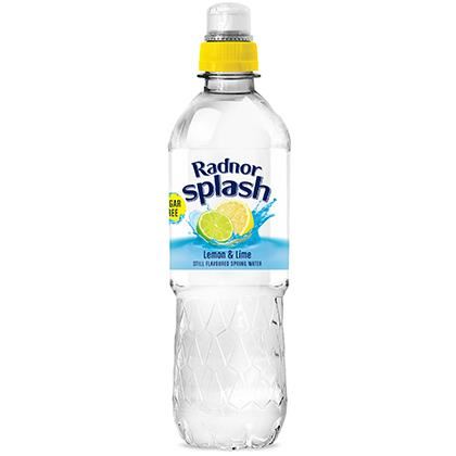 Radnor Splash Lemon and Lime Sugar Free Flavoured Still Water Bottle (Case of 24)
