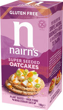 NAIRN'S Gluten Free Super Seeded Oatcakes 180g (Case of 8)
