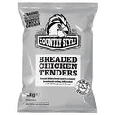 Chicken Tenders in a lightly Seasoned Breadcrumb Halal (Case of 3)