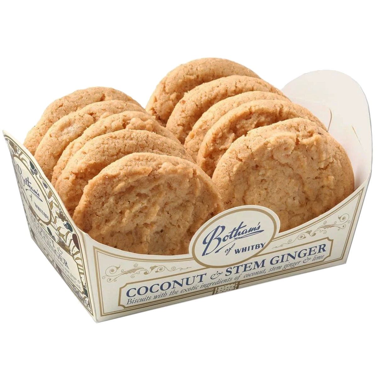 Botham's of Whitby - Coconut & Stem Ginger Biscuits (12x200g