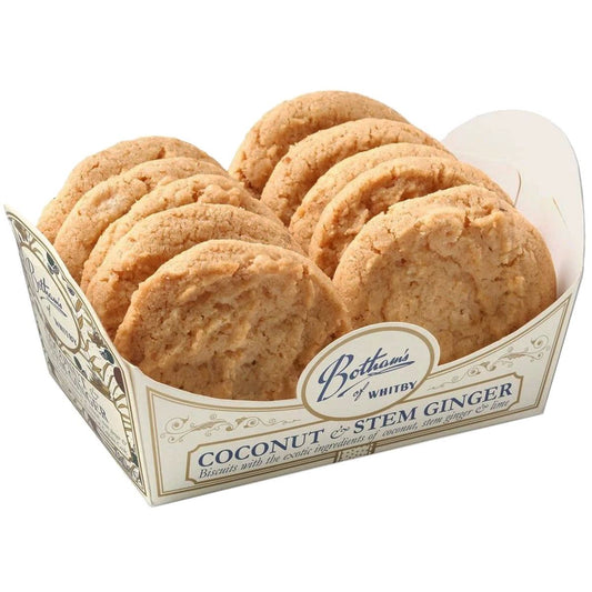 Botham's of Whitby - Coconut & Stem Ginger Biscuits (12x200g