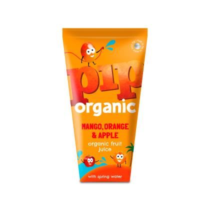 Pip Organic Mango Orange & Apple Juice with Spring Water (Case of 24)