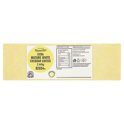 Everyday Favourites Extra Mature White Cheddar Cheese Red Tractor