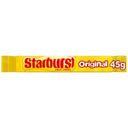 Starburst Chewy Sweets Stick Fruit Flavoured 45g (Case of 24)