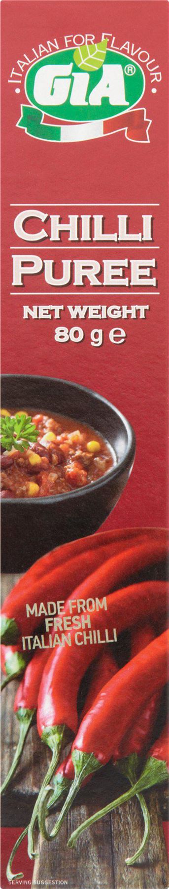 GIA Chilli Puree - Tube 80g - 1 Case