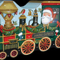 GRANDMA WILD'S Chocolate Chip Biscuits in Embossed Santa's Express Train Tin 150g