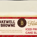 BAKEWELL AND BROWNE Iced Fruit Cake Slab 350g