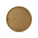 Mini Bon Appetit Kraft Food To Go Bowl Paper Lid Fits 16 - 34oz (Case of 1)