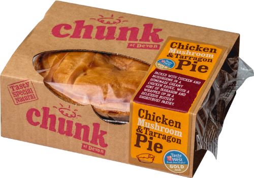 CHUNK OF DEVON Chicken, Mushroom & Tarragon Pie 265g